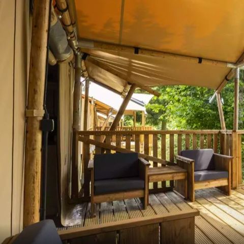 Safaritent 5 personen - Valkanela - Safaritent Bella Lodge + sanitair + airco (6P)
