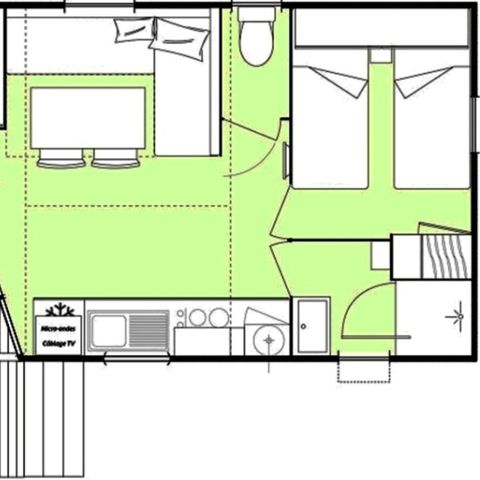 Stacaravan 6 personen - MH PREMIUM 2