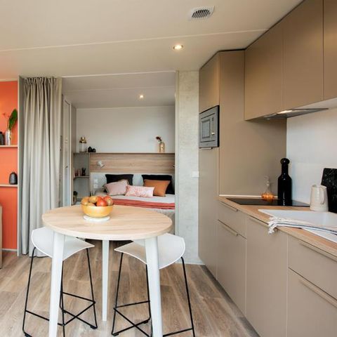 Stacaravan 2 personen - COTTAGE VIP 1 SLAAPKAMER