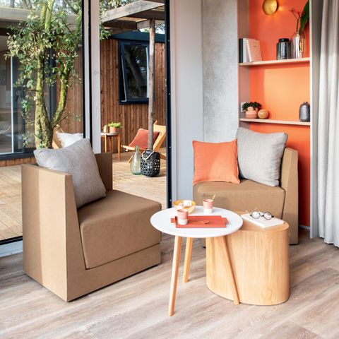 Stacaravan 2 personen - COTTAGE VIP 1 SLAAPKAMER