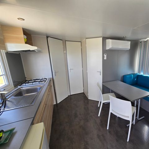 Stacaravan 4 personen - Cottage Confort - airconditioning - 2 slaapkamers