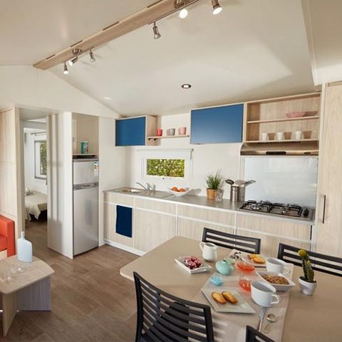Stacaravan 8 personen - 3 slaapkamers 6/8 personen TV