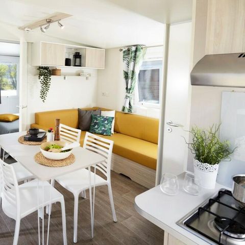 Stacaravan 6 personen - 3 kamers 4/6 personen + TV
