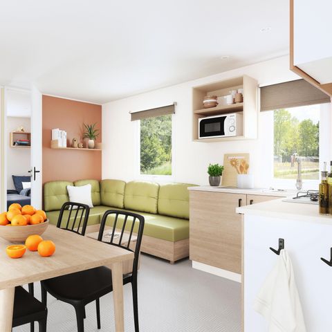 Stacaravan 6 personen - 4 Kamers 6 Personen + TV