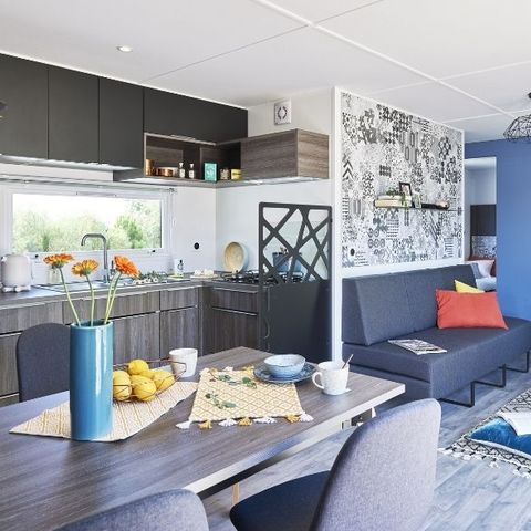 Stacaravan 6 personen - Comfort 6 personen 3 slaapkamers 2 badkamers