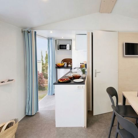 Stacaravan 6 personen - EVASIE - 2 slaapkamers - TV