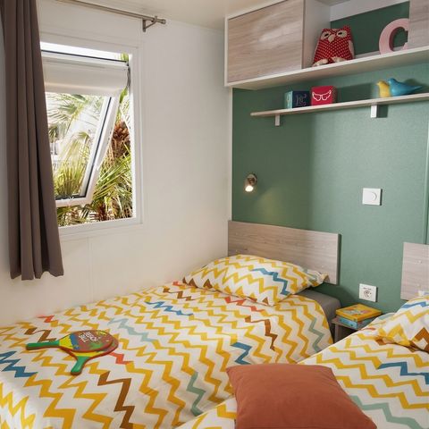 Stacaravan 6 personen - LEISURE - 3 slaapkamers - TV