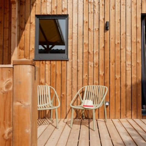 Stacaravan 6 personen - Cottage Premium 3 slaapkamers 6 pers. uitzicht op de wijngaard