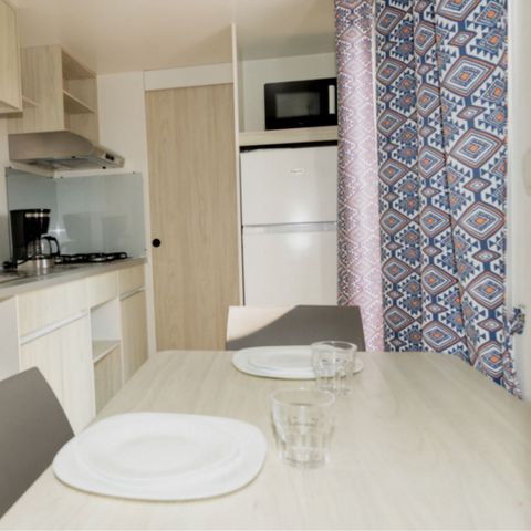 Stacaravan 4 personen - Confort+ 2 slaapkamers 4 personen
