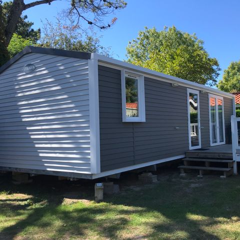 Stacaravan 6 personen - Cottage Confort 3 sl.k. 6 pers - 35m2 - Terras met parasol - SAM