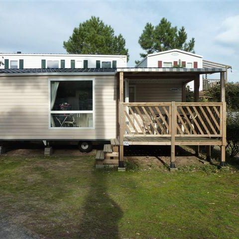 Stacaravan 4 personen - Loisir Confort 2bed. 4pers. - 20m2 Geïntegreerd terras - SAM