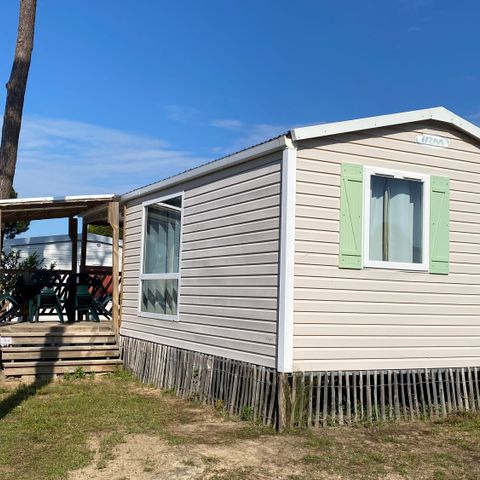 Stacaravan 4 personen - Loisir Confort 2bed. 4pers. - 20m2 Geïntegreerd terras - SAM
