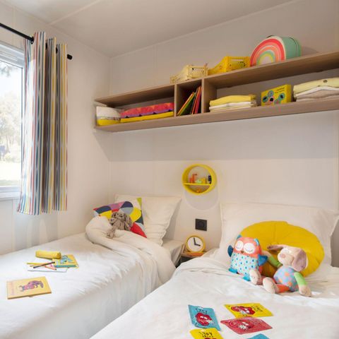 Stacaravan 4 personen - Loisir Confort 2bed. 4pers. - 20m2 Geïntegreerd terras - SAM