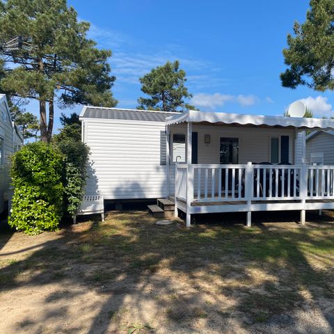 Stacaravan 4 personen - Loisir Confort 2bed. 4pers. - 25m2 Overdekt terras - SAM