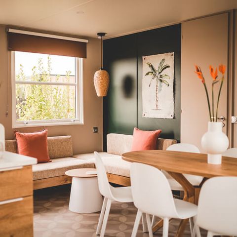 Stacaravan 6 personen - Sunêlia Prestige 3bed. 6 pers. - 36m2 - Overdekt terras - SAM
