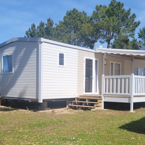 Stacaravan 6 personen - Sunêlia Prestige 3bed. 6 pers. - 36m2 - Overdekt terras - SAM