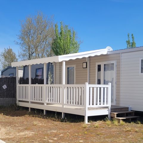 Stacaravan 4 personen -  COTTAGE CONFORT 2bed / 4p - 30m² - Overdekt terras - DIM