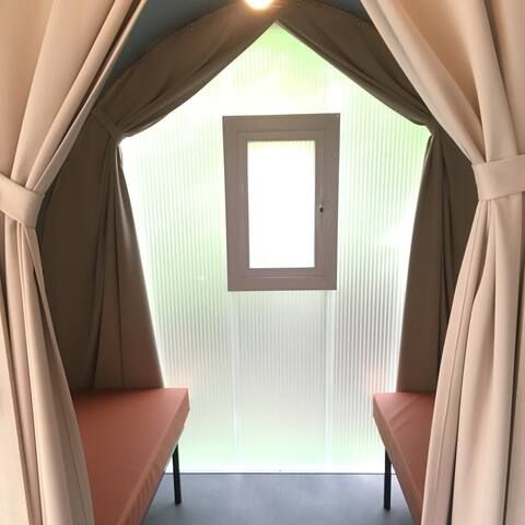 Glampingtent 4 personen - COCO SWEET - ZONDER SANITAIR