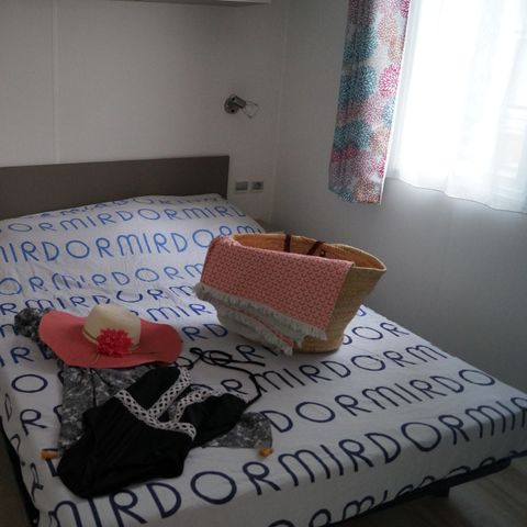 Stacaravan 4 personen - Comfort | 2 Slaapkamers | 4 Pers | Overdekt Terras | Airconditioning