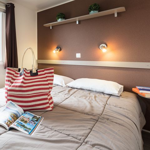 Stacaravan 6 personen - Comfort XL | 2 slaapkamers | 4/6 Pers | Verhoogd terras | Airconditioning