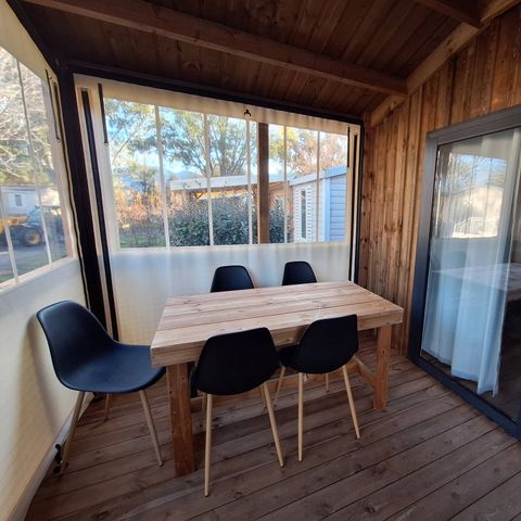Chalet 5 personen - Chalet | Comfort | 2 Slaapkamers | 5 Pers | Enig terras | 1 badkamer | Airconditioning