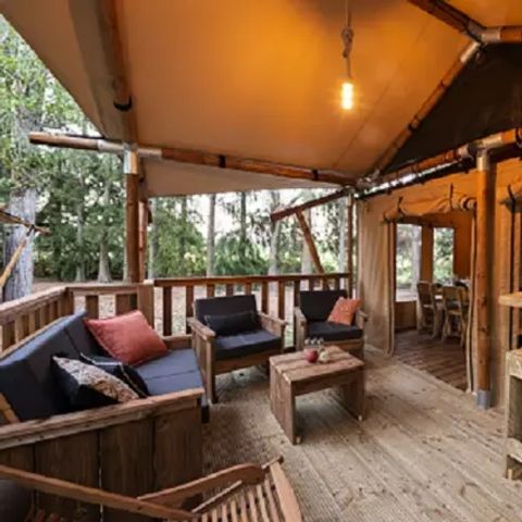 Tent 5 personen - Luxe Lodge 3 Kamers 4/5 Personen
