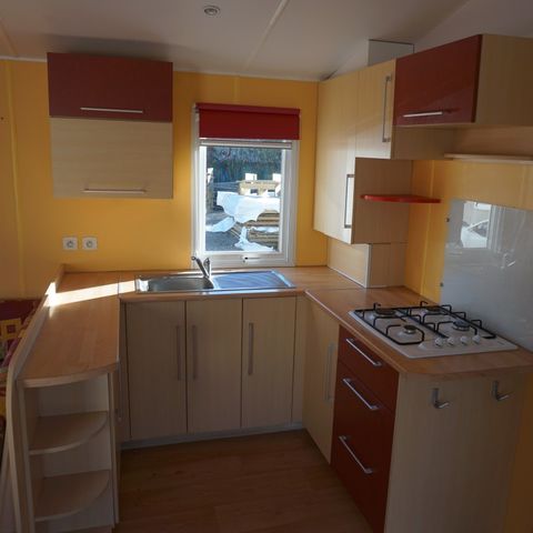 Stacaravan 6 personen - voor 6 personen (3 slaapkamers)