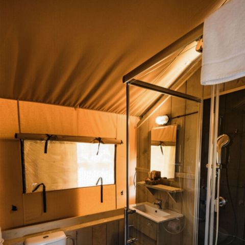Safaritent 4 personen - Woodlodge 4 slaapplaatsen (2 slaapkamers)