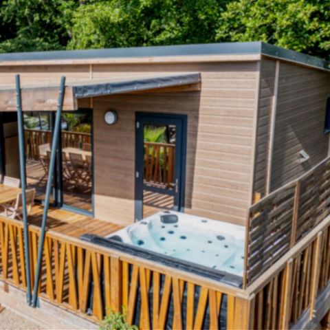 LODGE 9 personen - Prestige Lodge op palen aan zee 7p 3Ch SPA
