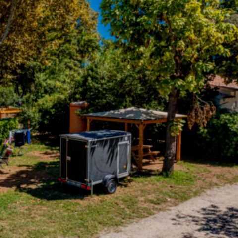 Kampeerplaats - Privilege standplaats 160m² Berg