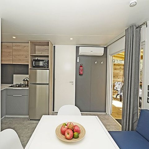Stacaravan 6 personen - Mobile-home | Comfort XL | 3 slaapkamers | 6 pers. | Terras | Klimaat.