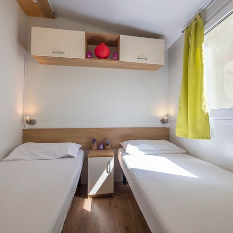 Stacaravan 6 personen - Mobile-home | Comfort XL | 3 slaapkamers | 6 pers. | Verhoogd terras | Airconditioning | TV