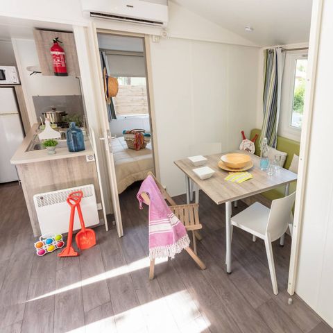 Stacaravan 6 personen - Mobile-home | Comfort | 3 Slaapkamers | 6 Pers. | Terras Lounge | Klimaat.