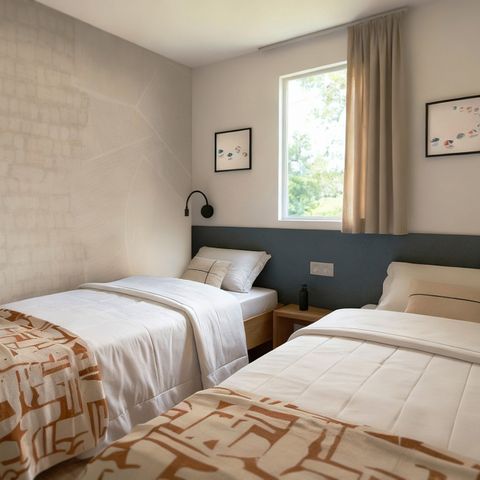 Villa 4 personen - Premium glamping villa aan het strand met privézwembad
