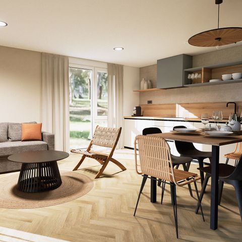 Villa 4 personen - Premium glamping villa aan het strand met privézwembad