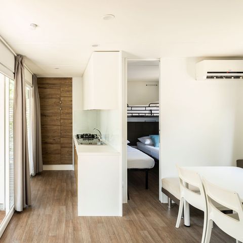 Stacaravan 5 personen - Superior Camping Home 4+2 met twee slaapkamers
