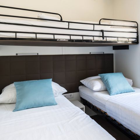 Stacaravan 4 personen - Superior Camping Home 4+2 met twee slaapkamers
