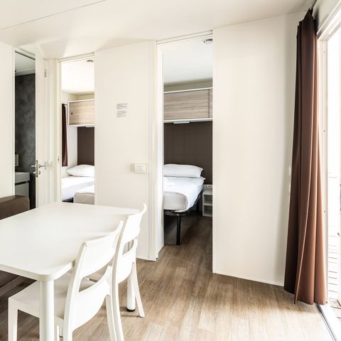 Stacaravan 6 personen - Camping Home Grand Premium 6+1 met drie slaapkamers