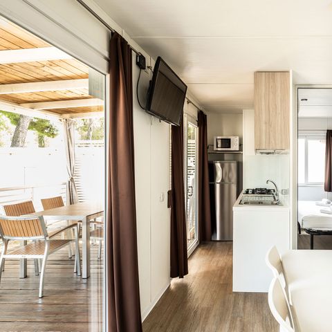 Stacaravan 6 personen - Camping Home Grand Premium 6+1 met drie slaapkamers