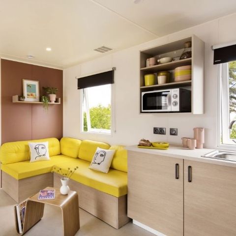 Stacaravan 8 personen - Stacaravan Confort+ 8 personen 4 slaapkamers 2 badkamers