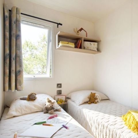 Stacaravan 8 personen - Stacaravan Confort+ 8 personen 4 slaapkamers 2 badkamers