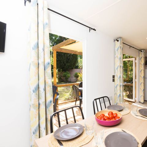 Stacaravan 5 personen - Stacaravan RIVIERA SUITE CLIM / TV