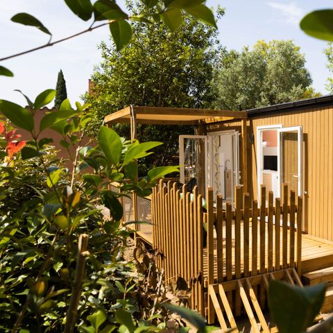 Stacaravan 5 personen - Stacaravan RIVIERA SUITE CLIM / TV