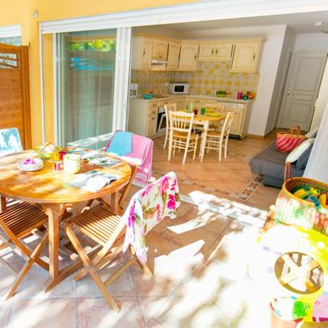 Appartement 4 personen - 3-kamer Mezzanine 56 m² - 2 slaapkamers - Airconditioning en TV