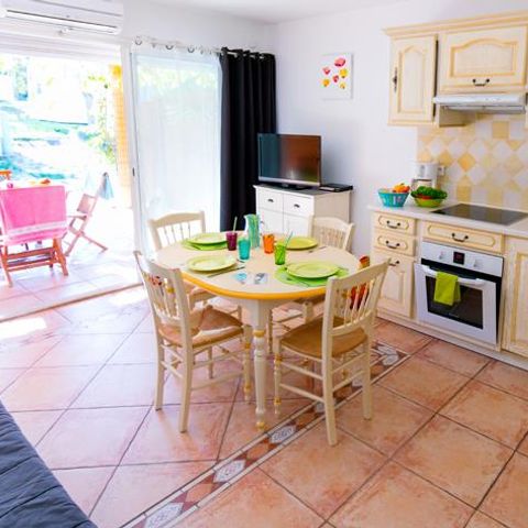 Appartement 4 personen - 3-kamer Mezzanine 56 m² - 2 slaapkamers - Airconditioning en TV