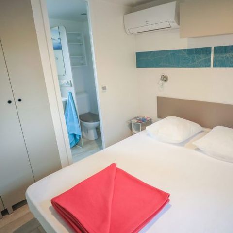 Stacaravan 6 personen - Bora-Bora - 38m² - 3 kamers - airconditioning