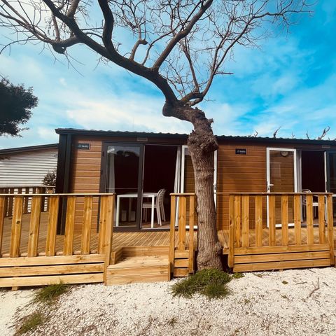 Stacaravan 2 personen - Twee keer 20 m² - Airconditioning