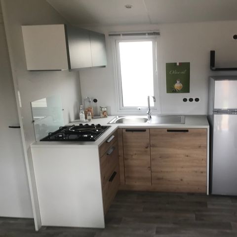Stacaravan 5 personen - Stacaravan met 2 slaapkamers en airconditioning LAVANDE (27m²)
