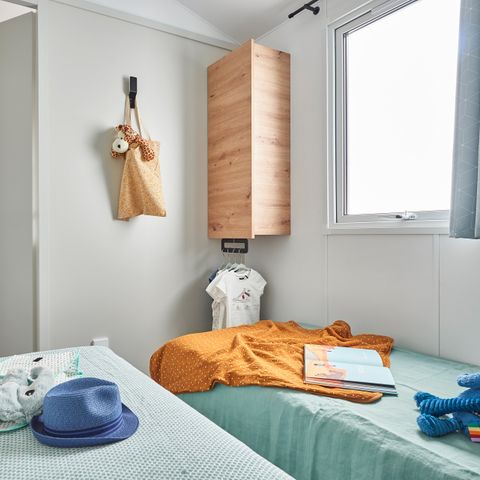 Stacaravan 6 personen - 3-slaapkamer stacaravan ROMARIN (31m²) met airconditioning