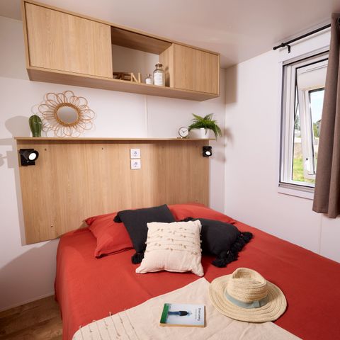 Stacaravan 6 personen - Stacaravan Vanilla met 3 slaapkamers en airconditioning
